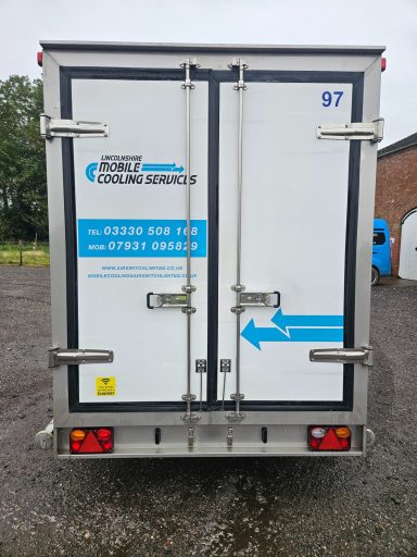 Refrigerated Trailer Rear View